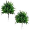 image:imageNearly Natural 15 in UVResistant Artificial Cedar Bush Set of 215 in
