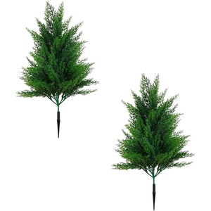 image:imageNearly Natural 15 in UVResistant Artificial Cedar Bush Set of 222 in