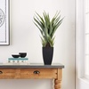 image:imageNearly Natural 30 in Artificial Agave Plant with Black Planter