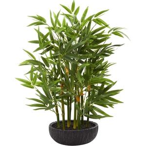 image:imageNearly Natural 20 Bamboo Artificial Silk Plants Green