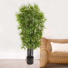 image:imageNearly Natural 51in Bamboo Artificial Tree with Black Trunks UV Resistant IndoorOutdoor