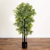 image:imageNearly Natural 51in Bamboo Artificial Tree with Black Trunks UV Resistant IndoorOutdoor