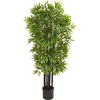 image:imageNearly Natural 51in Bamboo Artificial Tree with Black Trunks UV Resistant IndoorOutdoor