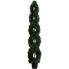 image:imageNearly Natural 7ft Double Pond Cypress Spiral Topiary UV Resistant IndoorOutdoor